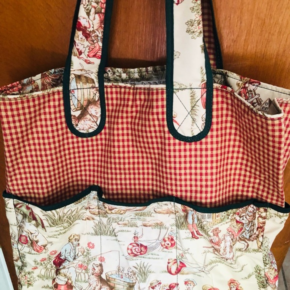 Vintage baby bags (custom designed ) only two left . Mother goose and fable - Picture 10 of 10